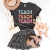 Teach T Shirt Compassion Kindness Confidence Shirt Best Teacher Ever Back To School Teacher Appreciation Teach Love Inspire Unique revetee 1