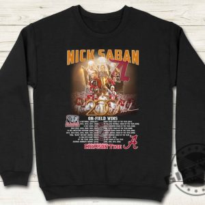 Thank You Coach Nick Saban Shirt Alabama Football Roll Tide Tshirt Alabama Football Hoodie Nick Saban Sweatshirt Trendy Shirt giftyzy 4