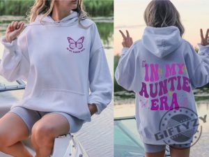 In My Auntie Era Shirt Aunt Gift Hoodie Auntie Sister Sweatshirt Auntie Tshirt Best Aunt Ever Shirt giftyzy 4