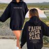 Faith Over Fear Christian Shirt Christian Sweatshirt Jesus Hoodie Bible Verse Tshirt Church Clothes giftyzy 3