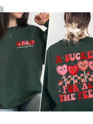 Valentine School Counselor Shirt Heart Feel All The Feels Mental Health Valentine School Psychologist Shirt Counselor Aba Rbt Valentine Unique revetee 3