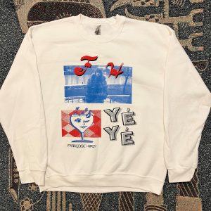 Francoise Hardy Fan Art Sweatshirt Unique revetee 2