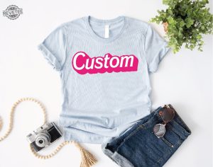 Custom Doll Baby Girl Birthday Shirt Custom Party Girls Shirt For Besties Personalized Birthday Party Shirt Custom Birthday Gift Unique revetee 5