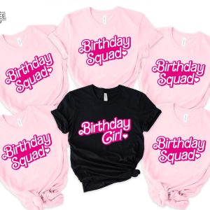 Birthday Girl Birthday Party Group Shirts Birthday Squad Group Photo Shirts Women Birthday Squad Shirts Unique revetee 6