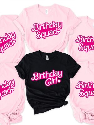 Birthday Girl Birthday Party Group Shirts Birthday Squad Group Photo Shirts Women Birthday Squad Shirts Unique revetee 6