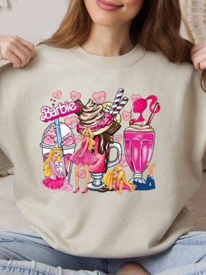 Barbie Sweatshirt Barbie Vibes Sweatshirt Come On Barby Lets Go Party Hoodie Girls Birthday Party Tee Doll Barbie Tshirt Barbies Shirt Unique revetee 3