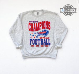 bills crewneck tshirt sweatshirt hoodie vintage buffalo bills football division championship shirts josh allen stefon diggs afc east champions gift laughinks 1