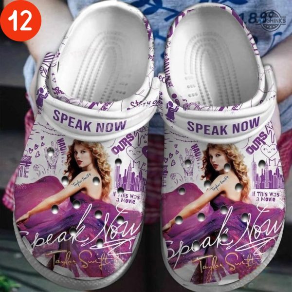 taylor swift crocs personalized the eras tour clogs shoes swiftie custom name slippers mens womens gift for fan 1989 lover red reputation folklore evermore laughinks 4