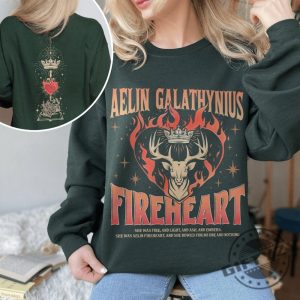 Throne Of Glass Fan Shirt Aelin Galathynius Sweatshirt Fireheart Aelin Hoodie Kingsflame The Thirteen Tshirt Gift For Book Lover Bookish Shirt giftyzy 2