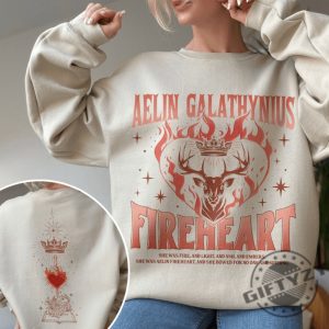 Throne Of Glass Fan Shirt Aelin Galathynius Sweatshirt Fireheart Aelin Hoodie Kingsflame The Thirteen Tshirt Gift For Book Lover Bookish Shirt giftyzy 4