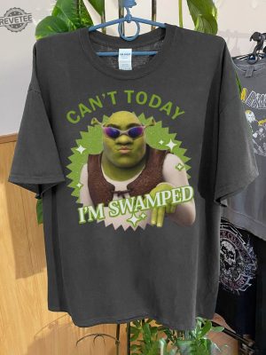 Vintage Cant Today Im Swamped Barbie Shirt Disney Fiona Princess Shirt Shrek And Fiona Shirt Funny Shrek Trending Unique revetee 2