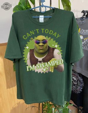 Vintage Cant Today Im Swamped Barbie Shirt Disney Fiona Princess Shirt Shrek And Fiona Shirt Funny Shrek Trending Unique revetee 4