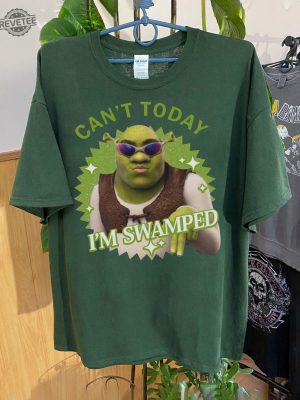 Vintage Cant Today Im Swamped Barbie Shirt Disney Fiona Princess Shirt Shrek And Fiona Shirt Funny Shrek Trending Unique revetee 4