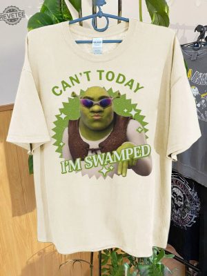 Vintage Cant Today Im Swamped Barbie Shirt Disney Fiona Princess Shirt Shrek And Fiona Shirt Funny Shrek Trending Unique revetee 5