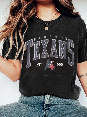 Vintage Houston Texans Football 90S Bootleg Shirt Retro Style Sweatshirt Crewneck Vintage Style Houston Texans Fan Gift Houston Texans Unique revetee 3