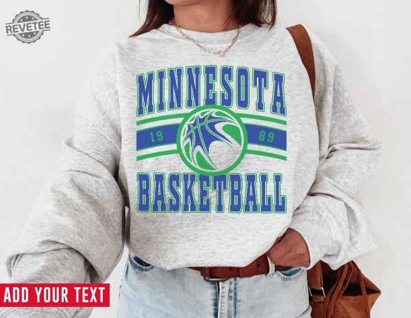 Vintage Minnesota Timberwolves Sweatshirt T Shirt Minnesota Timberwolves Timberwolves Sweater Timberwolves T Shirt Vintage Basketball Fan Unique revetee 2
