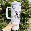 Disney Moana Princess Maui Heihei Pig Pua Stanley Cup Stainless Steel Tumbler Valentines Day Gift trendingnowe 2