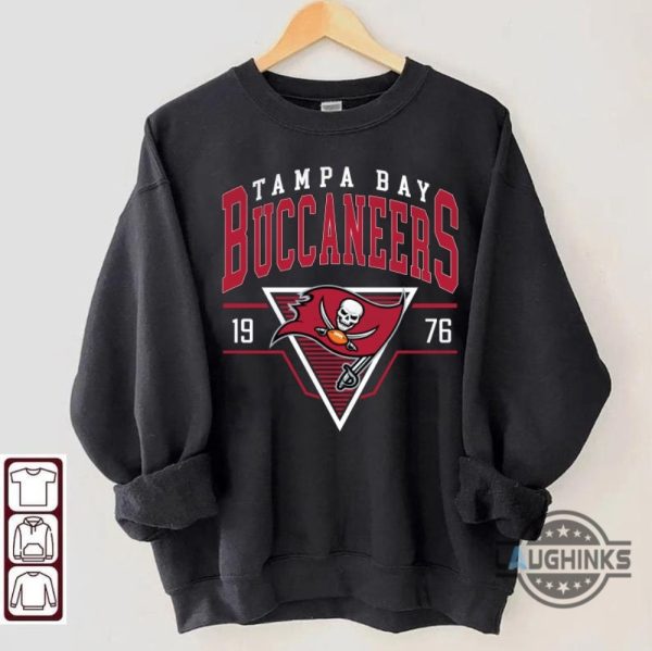 buccaneers sweatshirt tshirt hoodie mens womens 2 sided tampa bay buccaneers football crew neck shirts custom name and number vintage apparel gift for fans laughinks 4