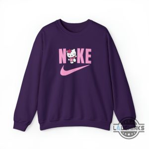 nike hello kitty hoodie tshirt sweatshirt mens womens kids swoosh sanrio character shirts sanrio sport pink crewneck jumper cartoon cat gift laughinks 2