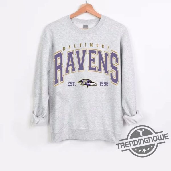 Vintage Ravens Shirt Baltimore Ravens Sweatshirt Baltimore Football Sweatshirt Vintage Style Football Shirt For Game Day trendingnowe 1