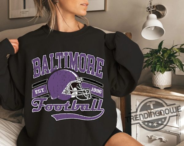 Ravens Shirt Ravens Football Shirt Baltimore Ravens Sweatshirt Baltimore Football Sweatshirt Vintage Football Shirt For Game Day trendingnowe 1