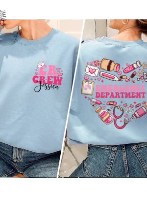 Emergency Department Valentine Shirt Valentine Er Nurse Emergency Room Nurse Gift Er Valentine Shirt Gift For Nurse Nursing Student Shirt Unique revetee 3