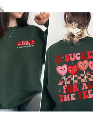 Valentine School Counselor Shirt Heart Feel All The Feels Mental Health Valentine School Psychologist Shirt Counselor Aba Rbt Valentine Unique revetee 3 1