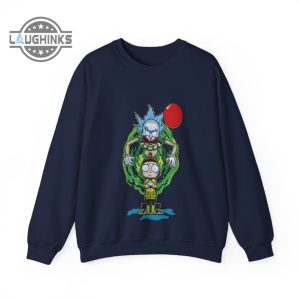 rick and morty sweatshirt tshirt hoodie mens womens funny rick sanchez cosplays pennywise it crewneck shirts new season rick and morty laughinks 6