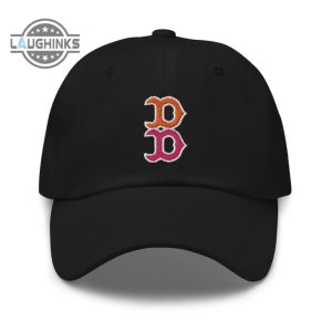 red sox dunkin donuts hat boston dunkin donuts embroidered classic baseball caps boston red sox dd vintage embroidered dad hats gift for fans laughinks 1