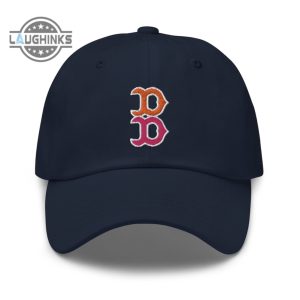 red sox dunkin donuts hat boston dunkin donuts embroidered classic baseball caps boston red sox dd vintage embroidered dad hats gift for fans laughinks 2