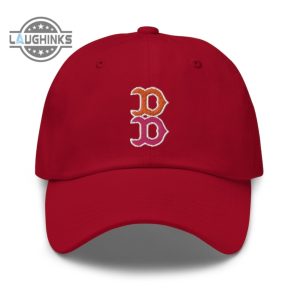red sox dunkin donuts hat boston dunkin donuts embroidered classic baseball caps boston red sox dd vintage embroidered dad hats gift for fans laughinks 3