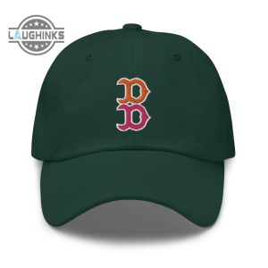 red sox dunkin donuts hat boston dunkin donuts embroidered classic baseball caps boston red sox dd vintage embroidered dad hats gift for fans laughinks 4