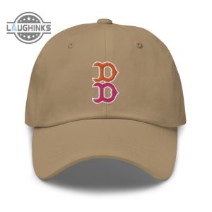 red sox dunkin donuts hat boston dunkin donuts embroidered classic baseball caps boston red sox dd vintage embroidered dad hats gift for fans laughinks 5