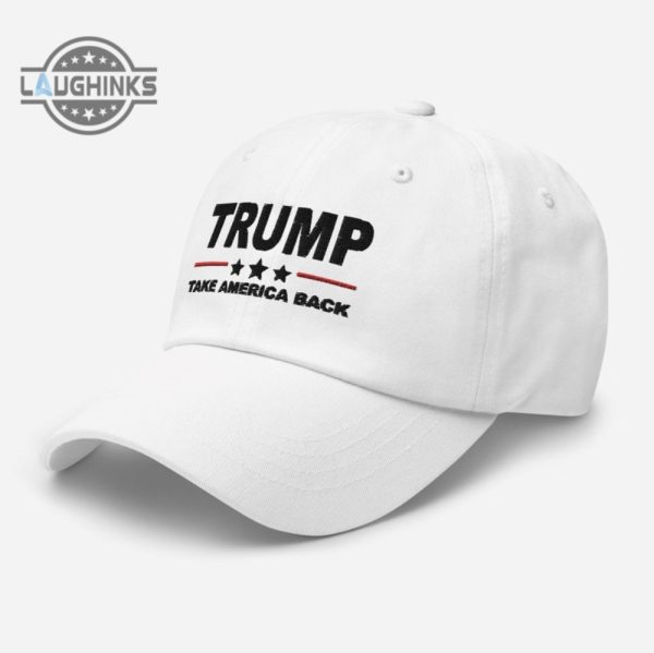 trump white hat president donald trump 2024 classic embroidered baseball cap maga take america back vintage dad hats trump for president embroidery caps laughinks 6