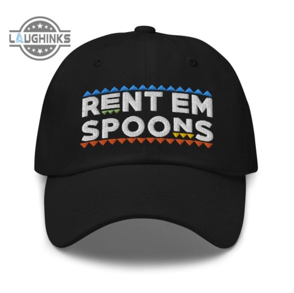 rent em spoons hat spoons for rent vintage embrodiered dad hat martin lawrence embroidery classic baseball cap rent em spoons meme gift laughinks 1