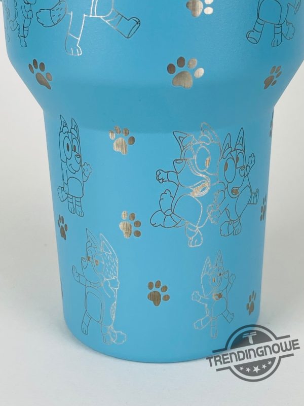 Bluey Stanley Tumbler Bluey Stanley Cup Blue Dog Tumbler Mom Gift Dad Gift trendingnowe 5
