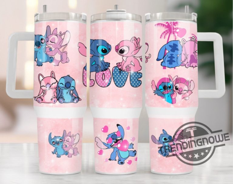 Stitch Lilo Stanley Tumbler Disney Valentine Stanley Cup Stitch Travel ...