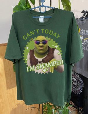 Vintage Cant Today Im Swamped Barbi Shirt Disney Fiona Princess Sweatshirt Shrek And Fiona Tshirt Funny Shrek Hoodie Trending Shirt giftyzy 4