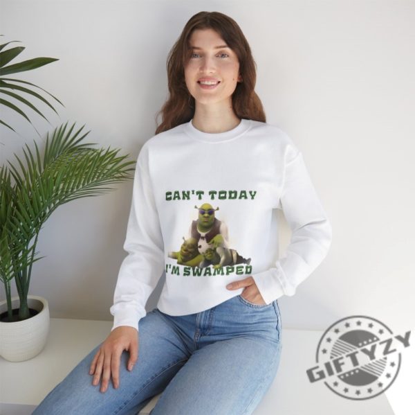 Cant Today Im Swamped Shrek Unisex Trending Shirt giftyzy 5