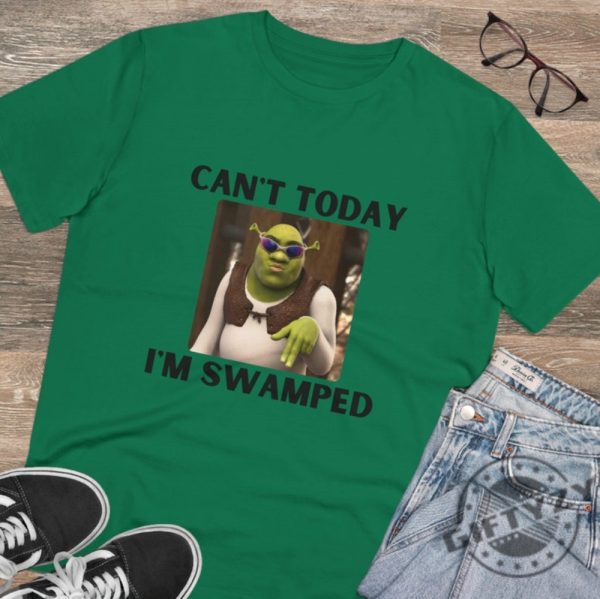 Cant Today Im Swamped Shrek Shirt Disney Fiona Princess Tshirt Shrek And Fiona Hoodie Sassy Shrek Sweatshirt Funny Shrek Trending Shirt giftyzy 4