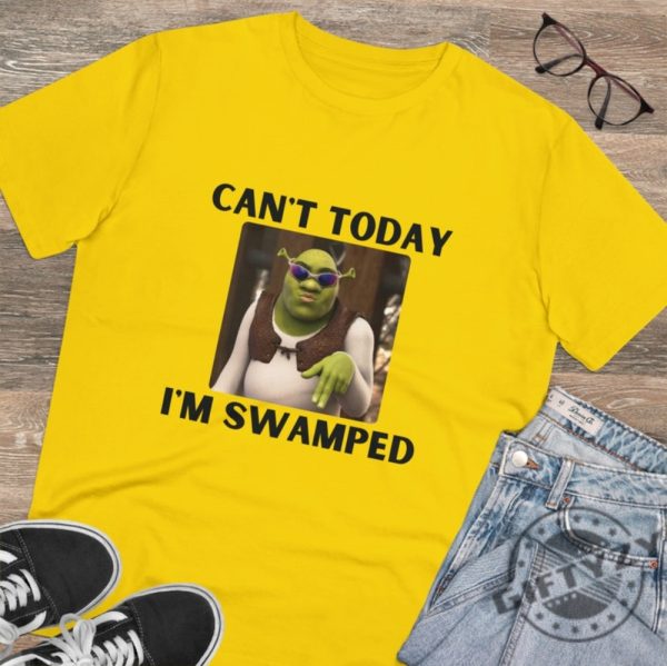 Cant Today Im Swamped Shrek Shirt Disney Fiona Princess Tshirt Shrek And Fiona Hoodie Sassy Shrek Sweatshirt Funny Shrek Trending Shirt giftyzy 5