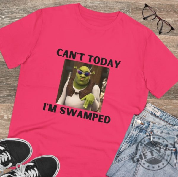 Cant Today Im Swamped Shrek Shirt Disney Fiona Princess Tshirt Shrek And Fiona Hoodie Sassy Shrek Sweatshirt Funny Shrek Trending Shirt giftyzy 8