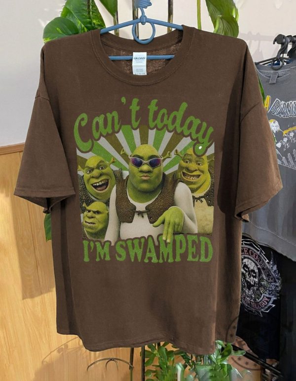 Cant Today Im Swamped Barbi Shirt Disney Fiona Princess Tshirt Shrek And Fiona Hoodie Funny Shrek Sweatshirt Trending Shirt giftyzy 1