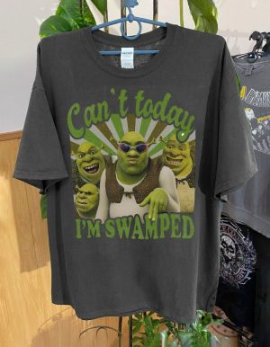 Cant Today Im Swamped Barbi Shirt Disney Fiona Princess Tshirt Shrek And Fiona Hoodie Funny Shrek Sweatshirt Trending Shirt giftyzy 4