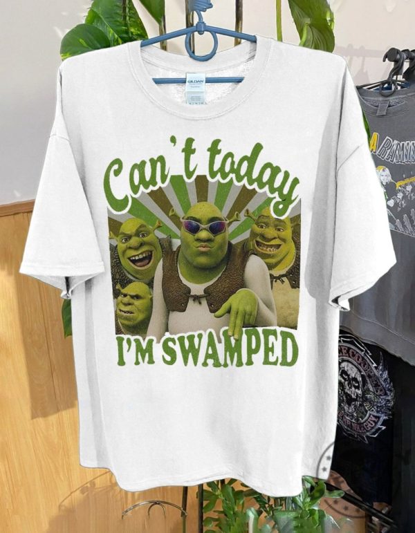 Cant Today Im Swamped Barbi Shirt Disney Fiona Princess Tshirt Shrek And Fiona Hoodie Funny Shrek Sweatshirt Trending Shirt giftyzy 5