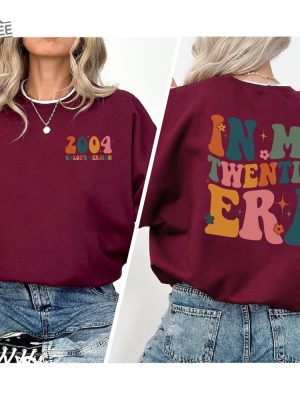 In My Twenties Era Shirt 20Th Birthday Shirt Twentieth Birthday Personalized Birthday Shirt 20Th Birthday Gift Custom Birthday Shirt Unique revetee 5