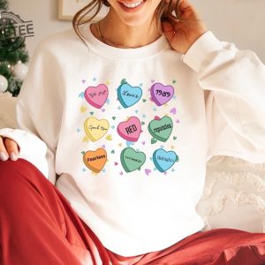 Valentines Day Swift Sweatshirt Lover In My Era Gift Hoodie Country Evermore Fearless Candy Heart Vday Cupid Love Taylor T Shirt Unique revetee 3