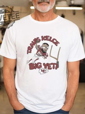 Chiefs Travis Kelce Big Yeti Football Player T Shirt Big Yeti Kelce Travis Kelce Big Yeti Shirt Big Yeti Travis Kelce Jason Kelce Big Yeti Unique revetee 4