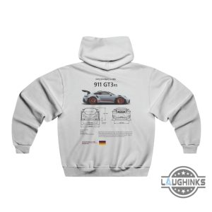 porsche hoodie 911 tshirt hooded sweatshirt mens womens 2 sided porsche 911 gt3 rs motorsport shirts gift for car guys racing cars lovers laughinks 4