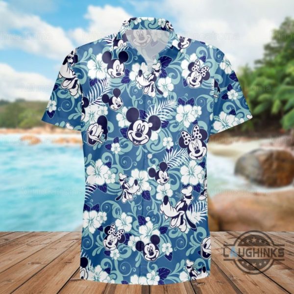 disney button up shirt minnie mouse mickey mouse donald duck floral hawaiian shirt and shorts disneyland aloha beach summer vacation set laughinks 2